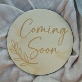 Engraved Baby Announcement Disc - Assorted