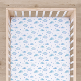 Bamboo Fitted Cot Sheet - Assorted